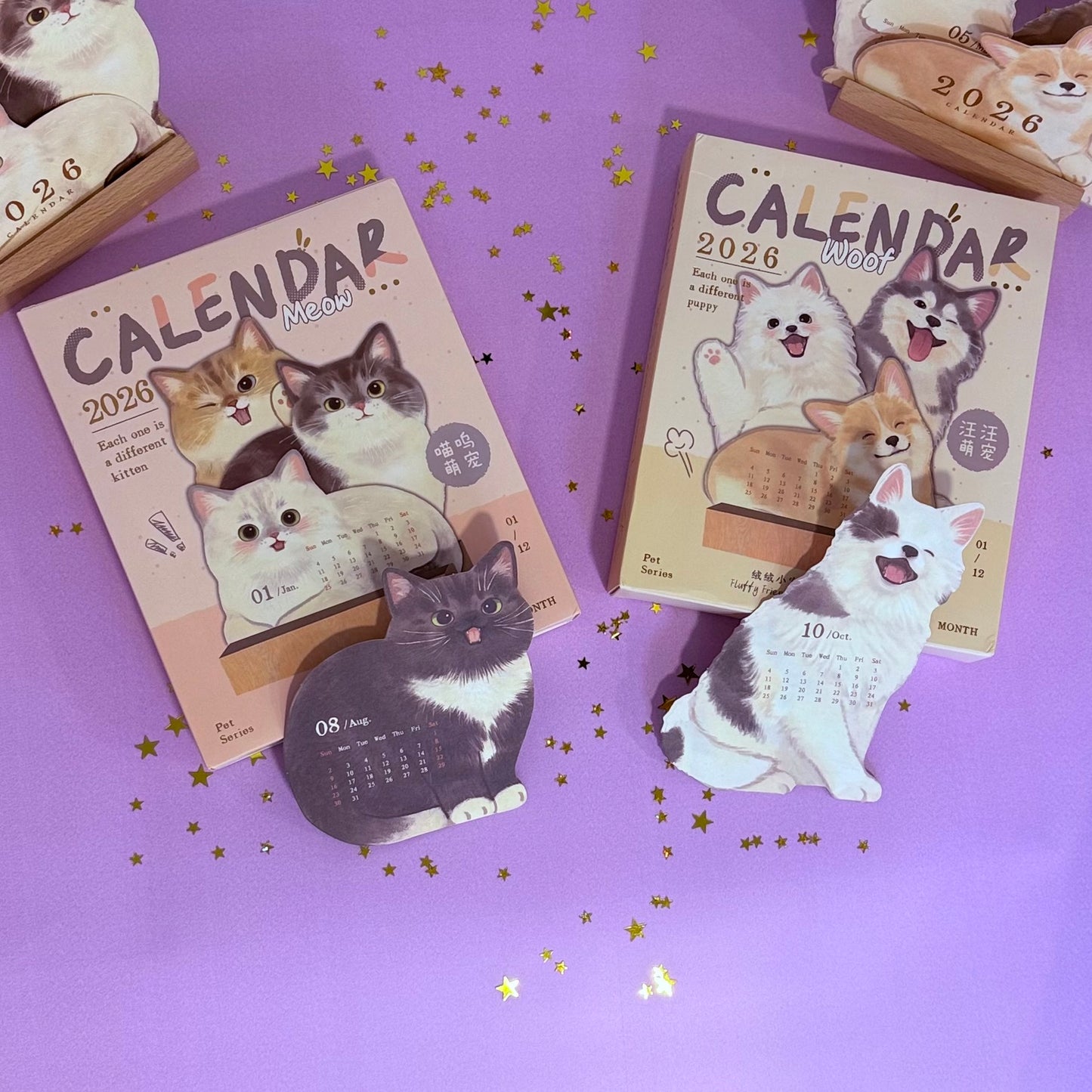 ๐2026 Desk Calendar โ Cute Pets Edition