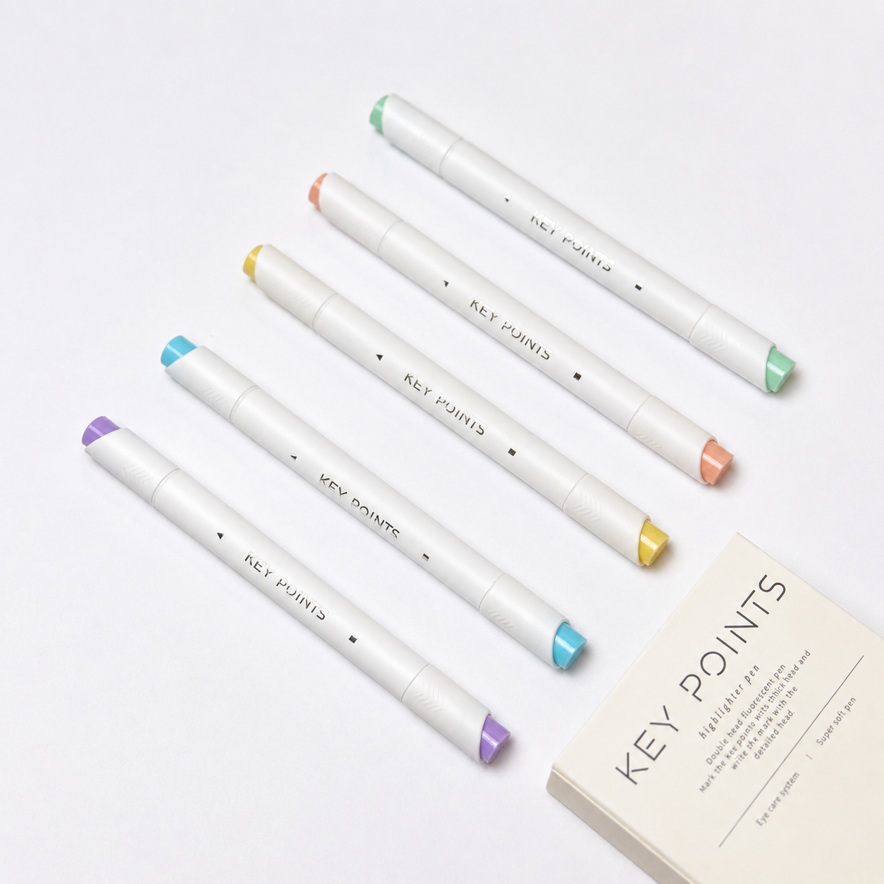 ✨Pastel Dual-Tip Highlighter Set