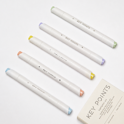 ✨Pastel Dual-Tip Highlighter Set
