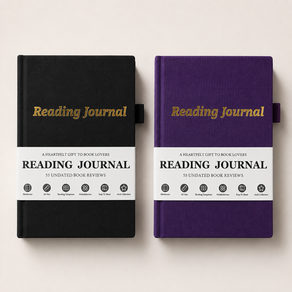 📚 Reading Journal – Book Tracker & Review Notebook
