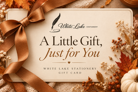 🍂 A Little Gift — White Lake Stationery Gift Card