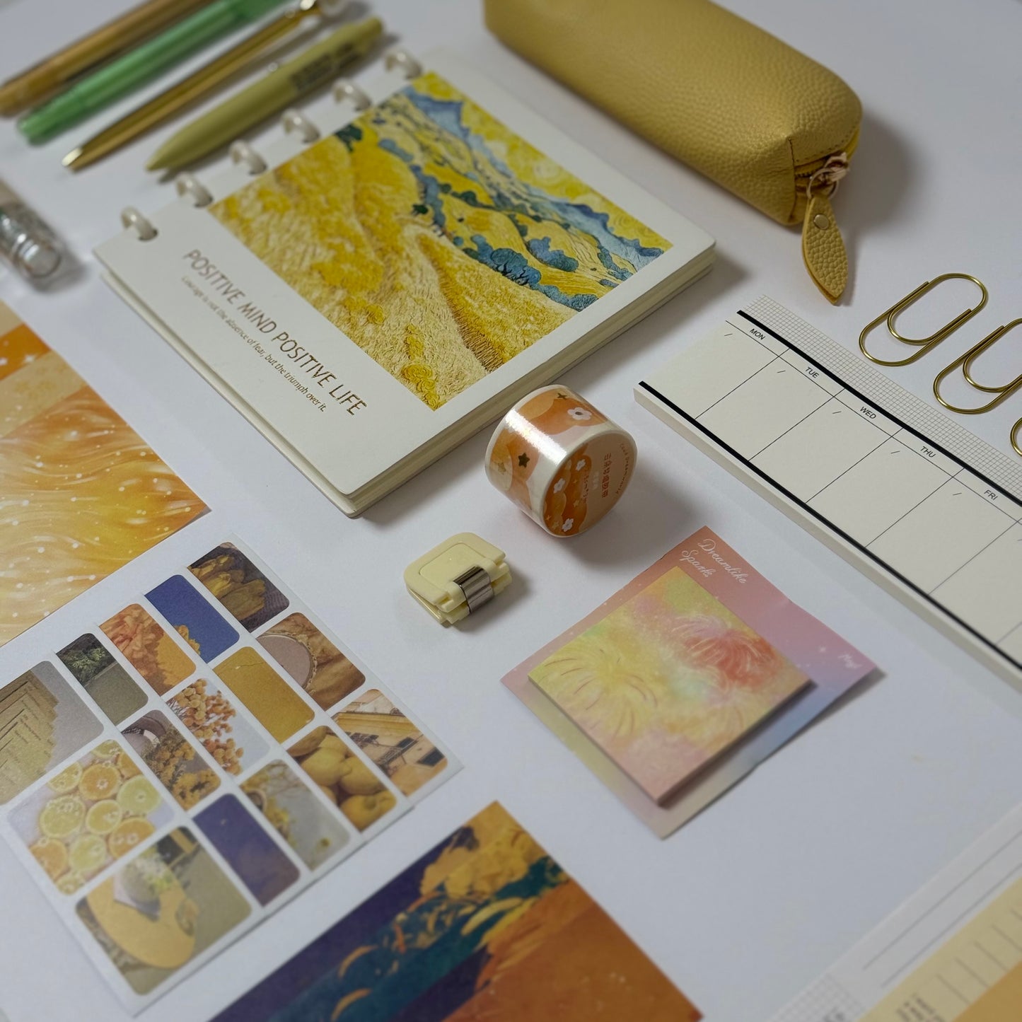 🌾 Golden Fields Stationery Box
