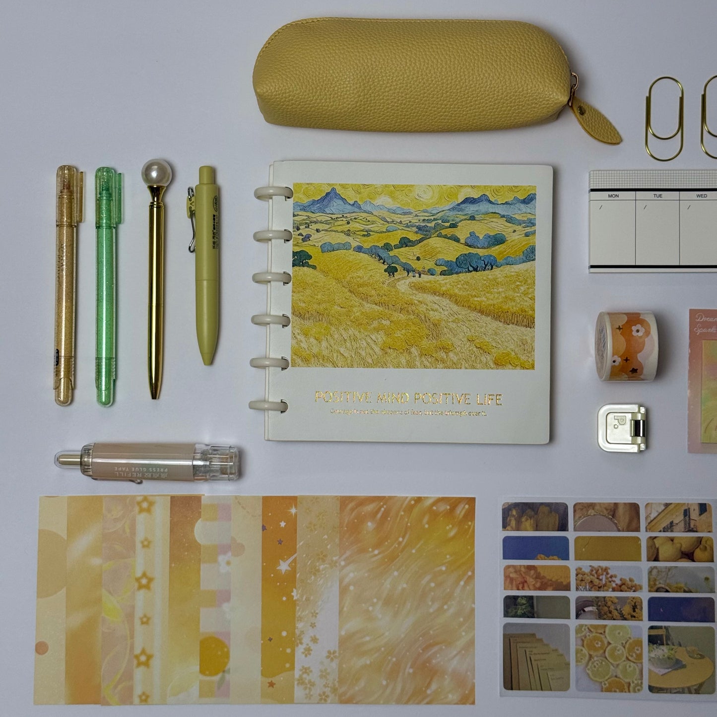 🌾 Golden Fields Stationery Box