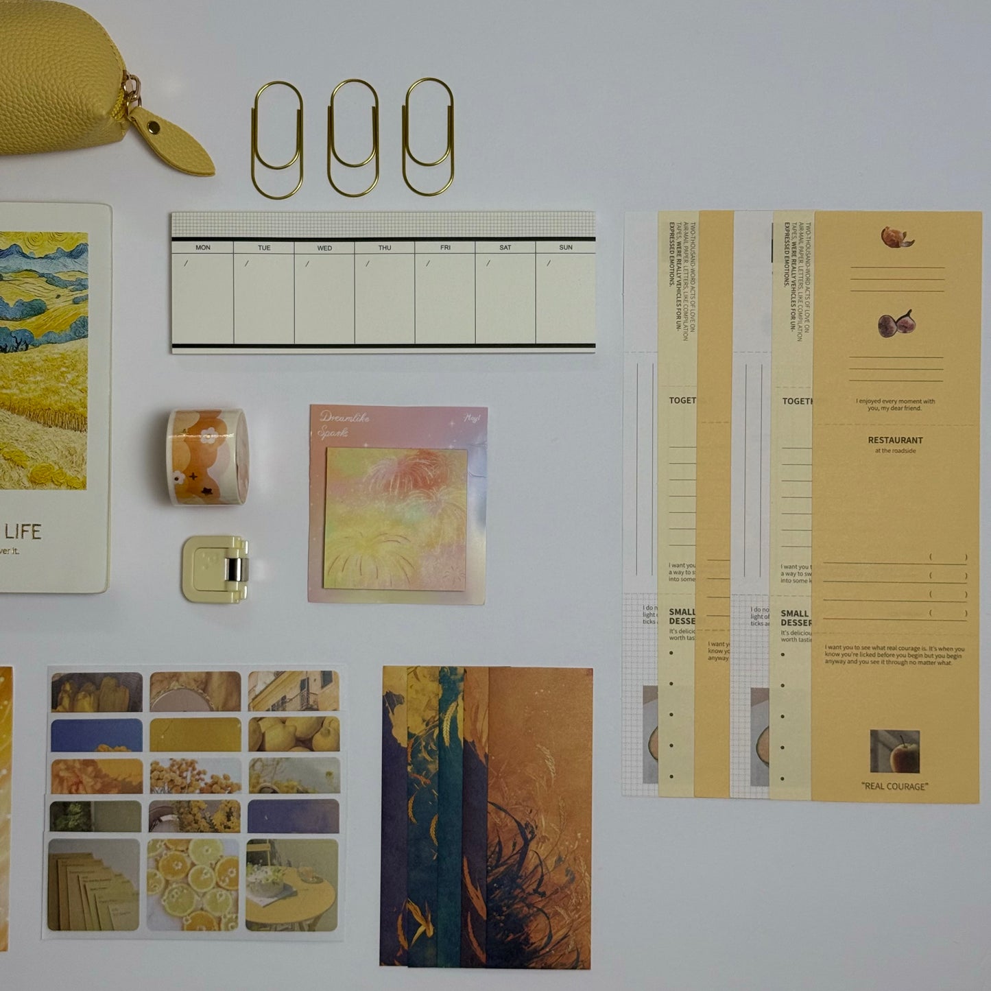🌾 Golden Fields Stationery Box