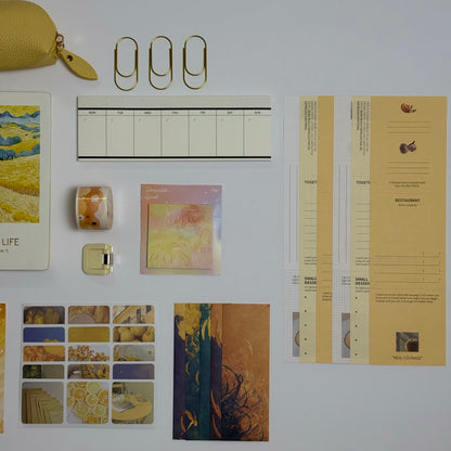 🌾 Golden Fields Stationery Box