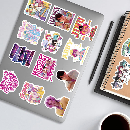 🥤K-Pop Demon Hunters Mystery Sticker Pack (10 Random Stickers)